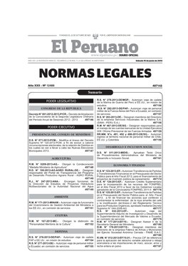 Cuadernillo De Normas Legales