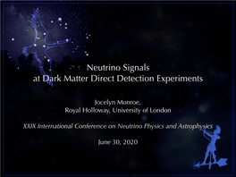 Neutrino Signals at Dark Matter Direct Detection Experiments