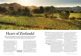Heart of Zinfandel Hard to Grow the Reason Why Zinfandel Is Controversial