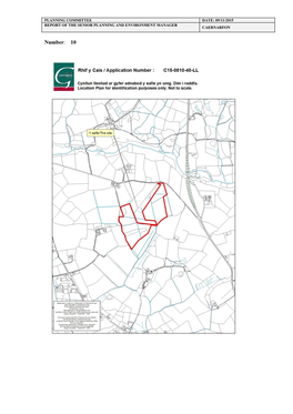 PWYLLGOR CYNLLUNIO DYDDIAD «Planning Ctte Date»