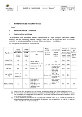 Pliego De Condiciones De La Igp “Campo De Cartagena”