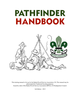 Pathfinder Handbook