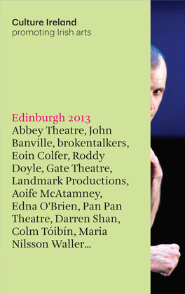 Edinburgh 2013 Edinburgh 2013 Abbey Theatre, John Banville