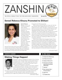 Sensei Rebecca Khoury Promoted to Shihan!