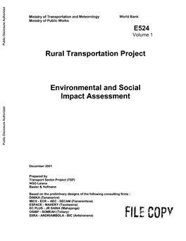 World Bank Document