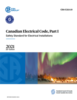 CSA C22.1:21, Canadian Electrical Code, Part I (Index)