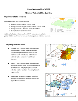 Upper Wakarusa WRAPS 9-Element Watershed Plan