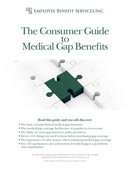 The Consumer Guide to Medical Gap Benefits