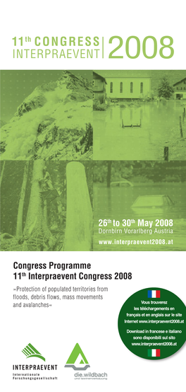 11Th CONGRESS INTERPRAEVENT 2008