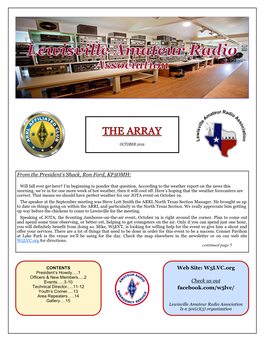 THE ARRAY, OCT 2019 (Pdf) Download