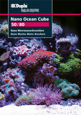 Nano Ocean Cube 50 / 80 Nano Meerwasserbroschüre Nano Marine Water Brochure 2 3