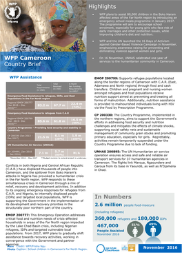 WFP Cameroon  on 16 November, UNHAS Celebrated One Year of Services to the Humanitarian Community in Cameroon