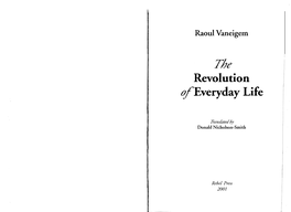 The Revolution of Everyday Life