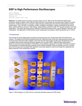 DSP in High Performance Oscilloscopes