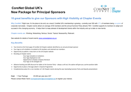 Corenet Global, UK Chapter