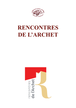 Rencontres De L'archet