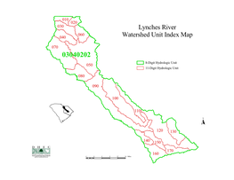 Pee Dee River Watershed Unit Index Map 140 090