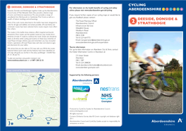 Deeside, Donside and Strathbogie Cycling Routes