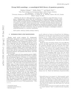 Group Field Cosmology: a Cosmological Field Theory of Quantum Geometry