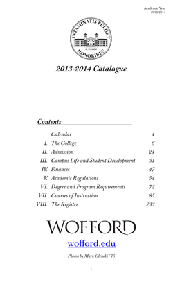 2013-2014 Catalogue