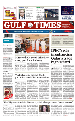 IPEC's Role in Enhancing Qatar's Trade Highlighted