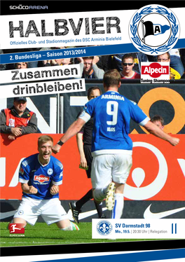 HALBVIER Offizielles Club- Und Stadionmagazin Des DSC Arminia Bielefeld