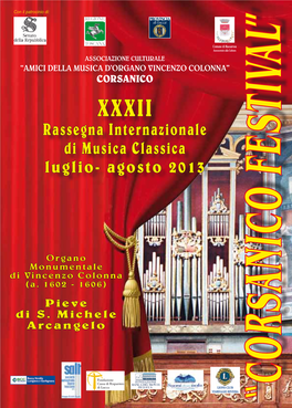 Rassegna Internazionale Di Musica Classica Luglio- Agosto 2013