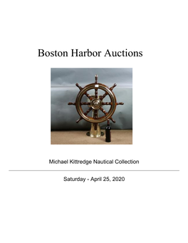 Michael Kittredge Nautical Collection Saturday
