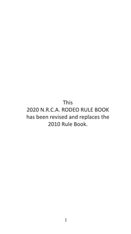 2329 NRCA Rule Book.Indd