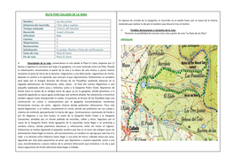 Croquis Ruta Por Collado De La Vera