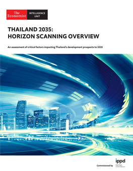 Thailand 2035: Horizon Scanning Overview