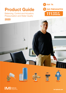 Product Guide Balancing, Control and Actuators Pressurisation and Water Quality 2020