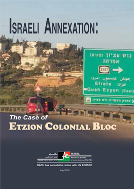 Israeli Annexation