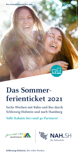 Das Sommer- Ferienticket 2021