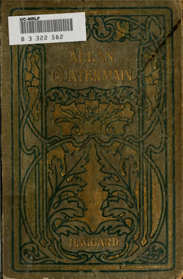 Allan Quatermain