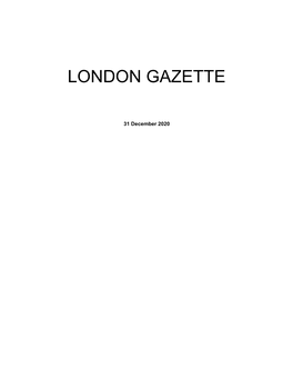 London Gazette