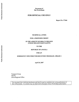 World Bank Document