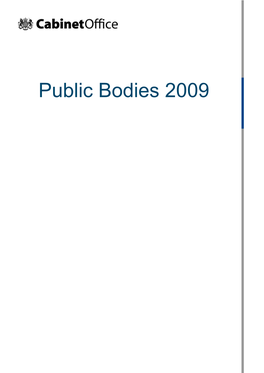 Public Bodies 2009
