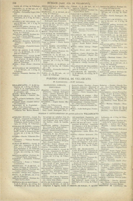 558 PARTIDO JUDICIAL DE VILLARCAYO. VILLARCAYO.—V. De 821 Ha- Villarcayo.—S« Le Dio Este Nom- Compone» 3 Lugares, Siendo E