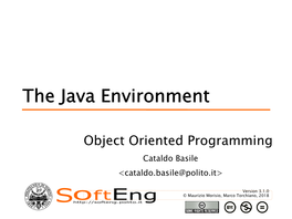 The Java Environment