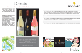 Roscato Italy