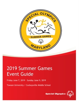 2019 Summer Games Event Guide
