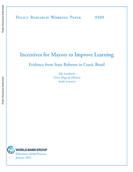 Incentives for Mayors to Improve Learning