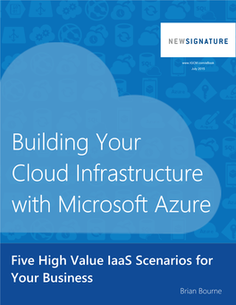 Building Your Cloud Infrastructure with Microsoft Azure