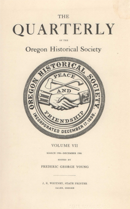 The Genesis of the Oregon Railway System