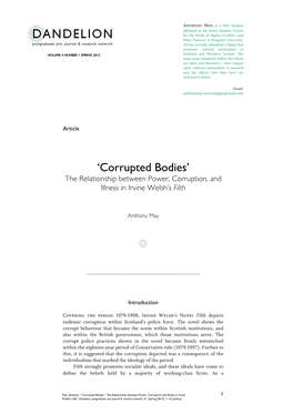 'Corrupted Bodies'