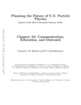 Planning the Future of US Particle Physics Chapter 10