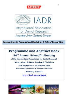 Programme and Abstract Book