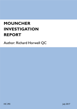 Mouncher Investigation Report