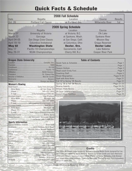 W. Rowing Media Guide.Indd